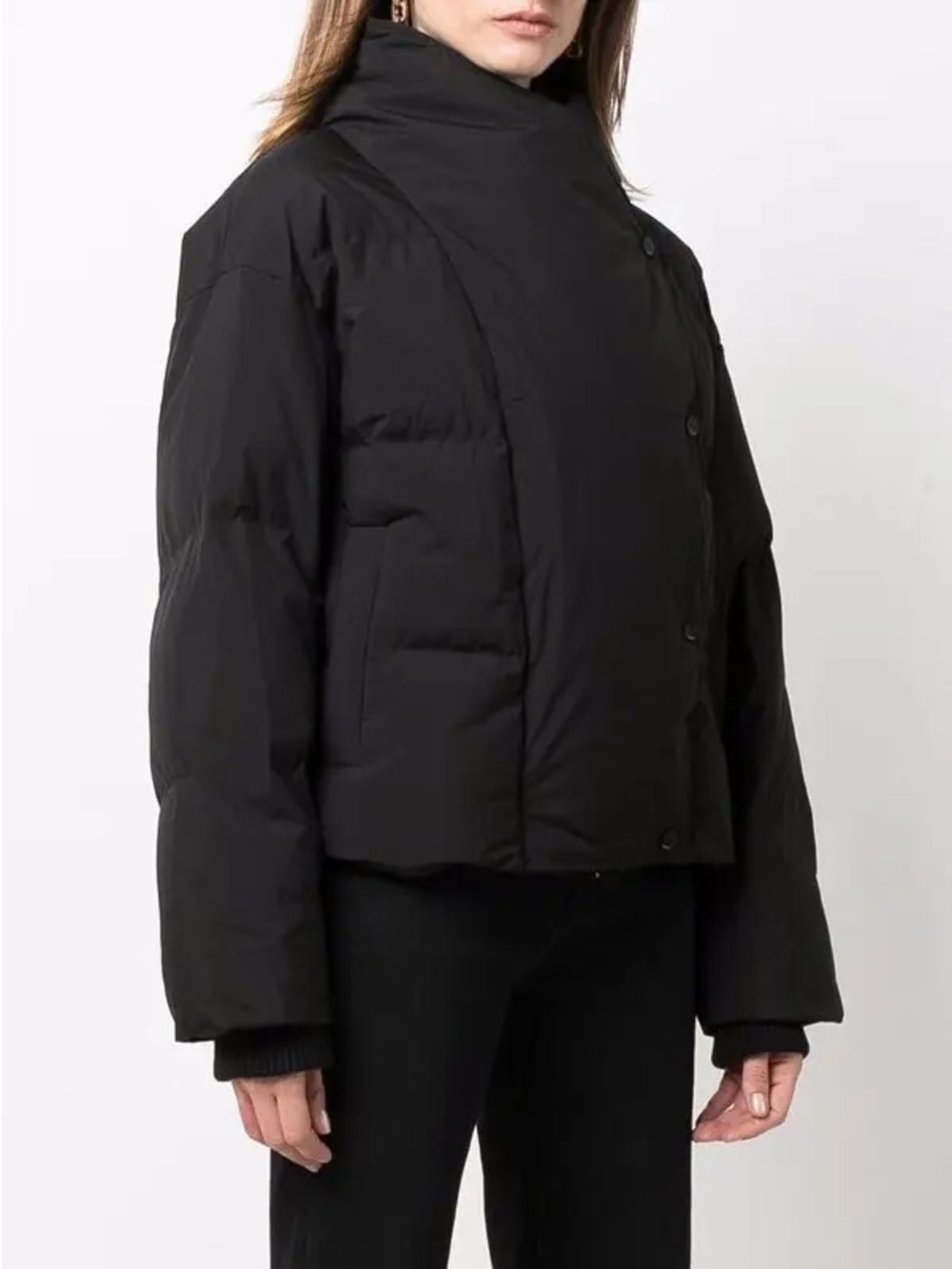ba&sh Bowie Padded Puffer Jacket-Size 4-Black - Picture 2 of 15